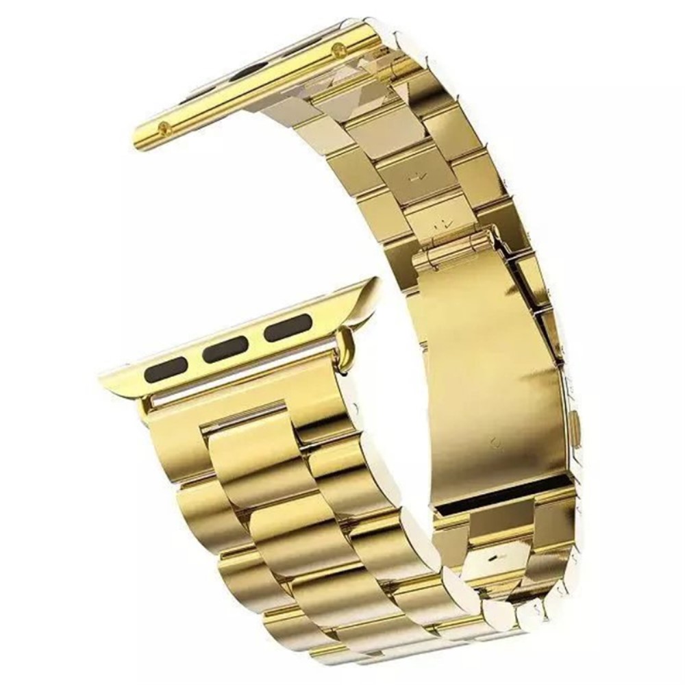  Lyxigt Metallarmband Apple Watch 42/44/45/46/49 mm Guld