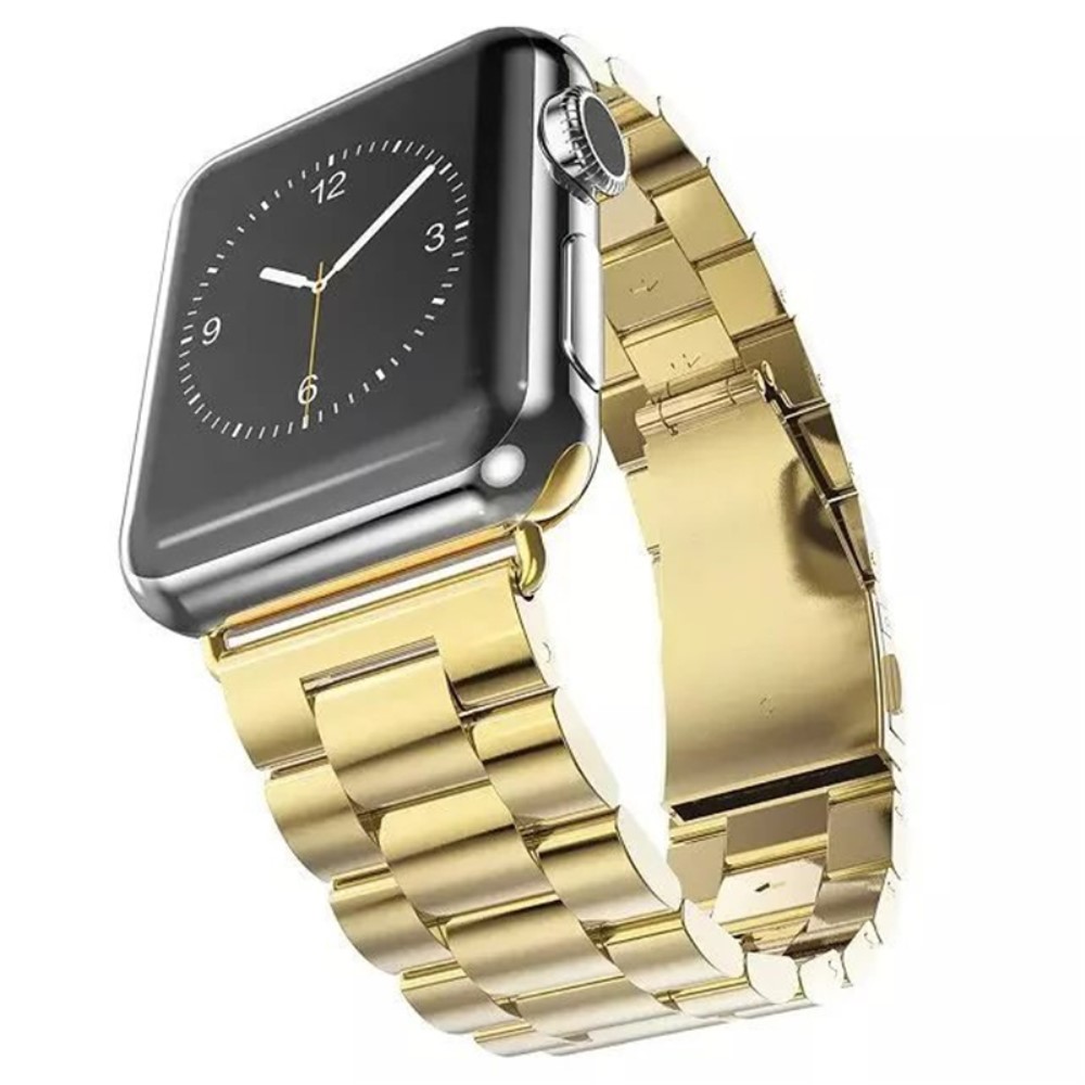  Lyxigt Metallarmband Apple Watch 42/44/45/46/49 mm Guld