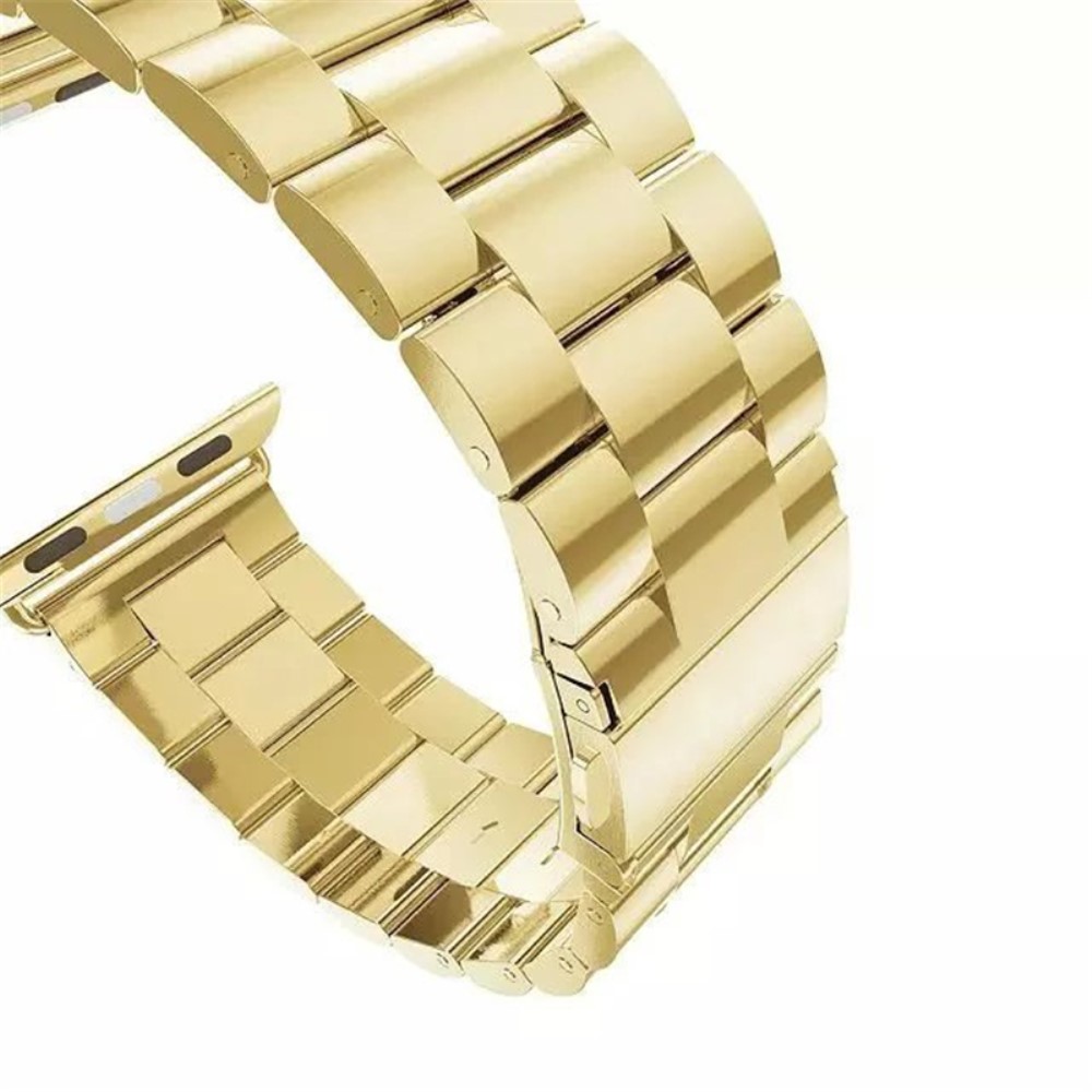 Lyxigt Metallarmband Apple Watch 42/44/45/46/49 mm Guld