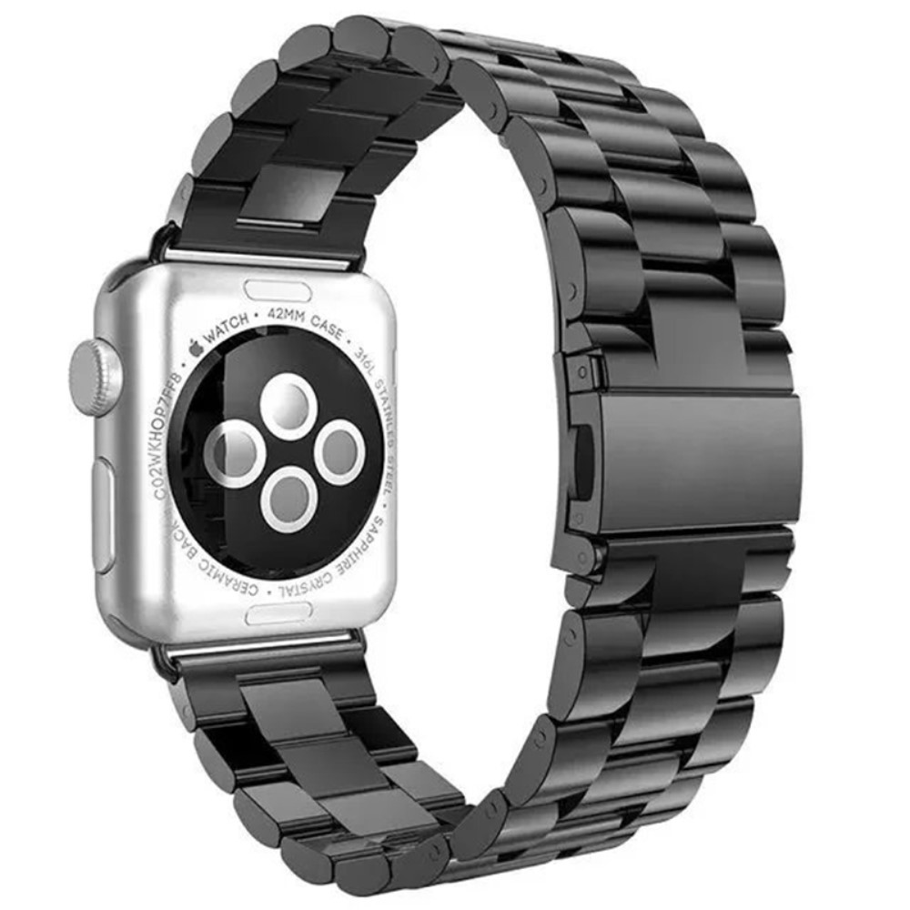  Lyxigt Metallarmband Apple Watch 42/41/40/38 mm - Svart