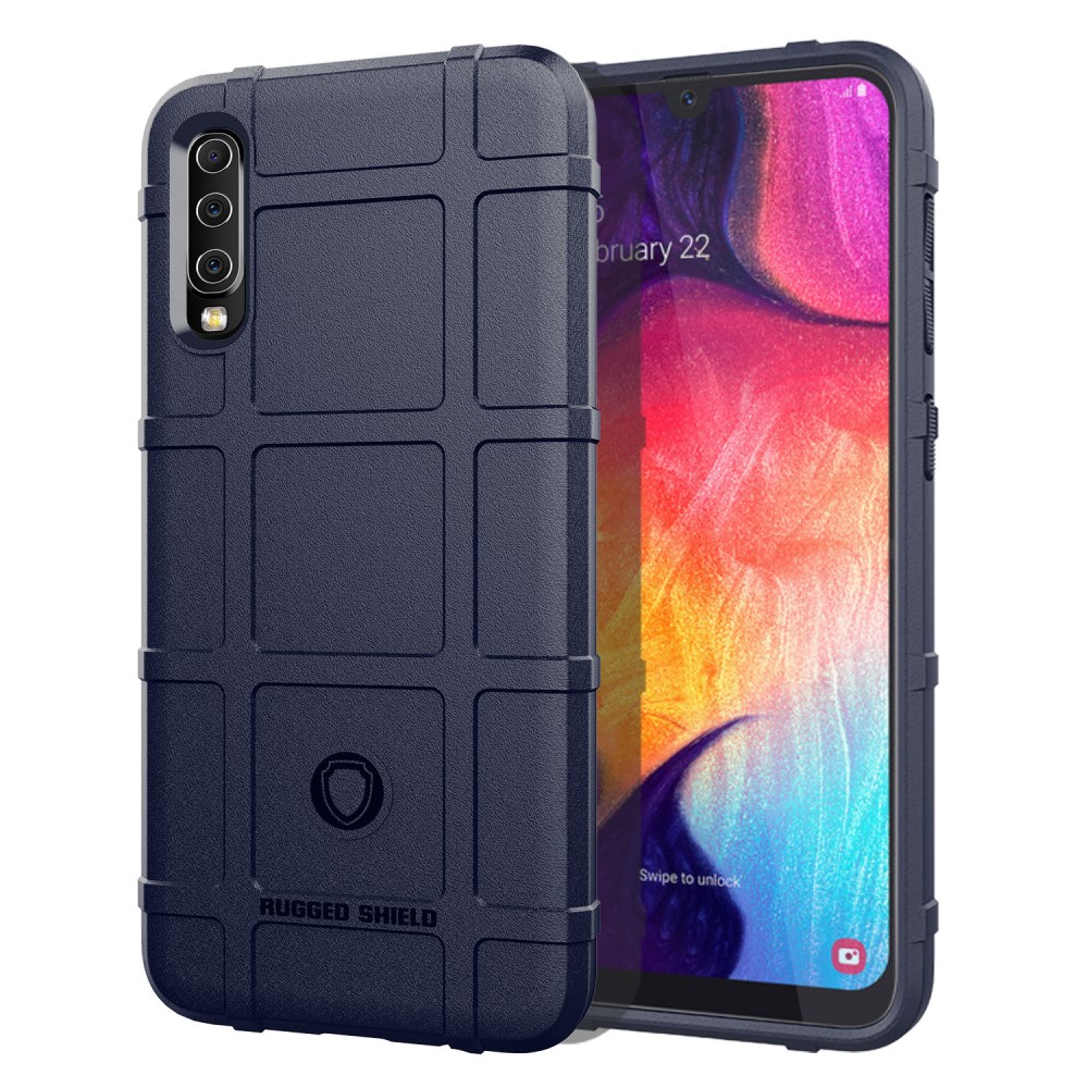  Samsung Galaxy A50 - Anti-Shock TPU Skal - Mörk Blå