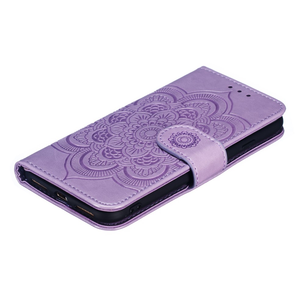  iPhone 7/8/SE (2020/2022) - Mandala Plånboksfodral - Lila