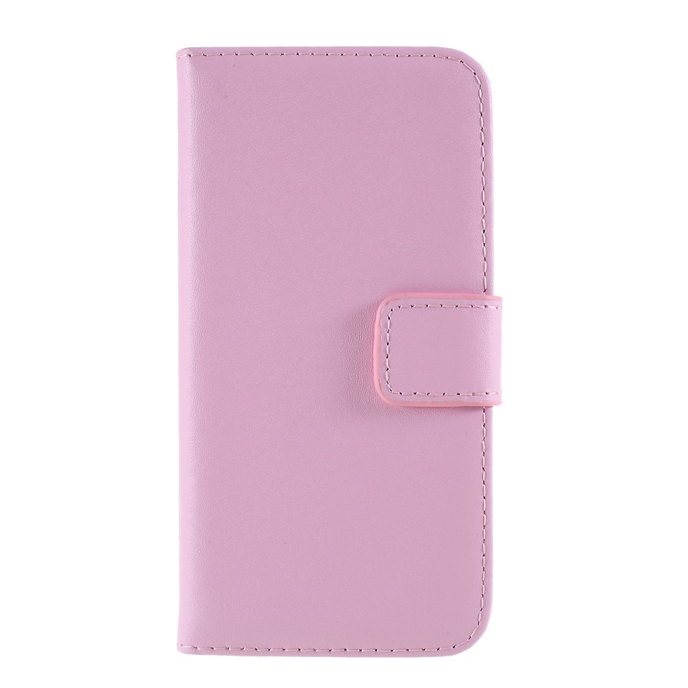  iPhone 7/8/SE (2020/2022) - Äkta Läder Plånboksfodral - Ljus Rosa