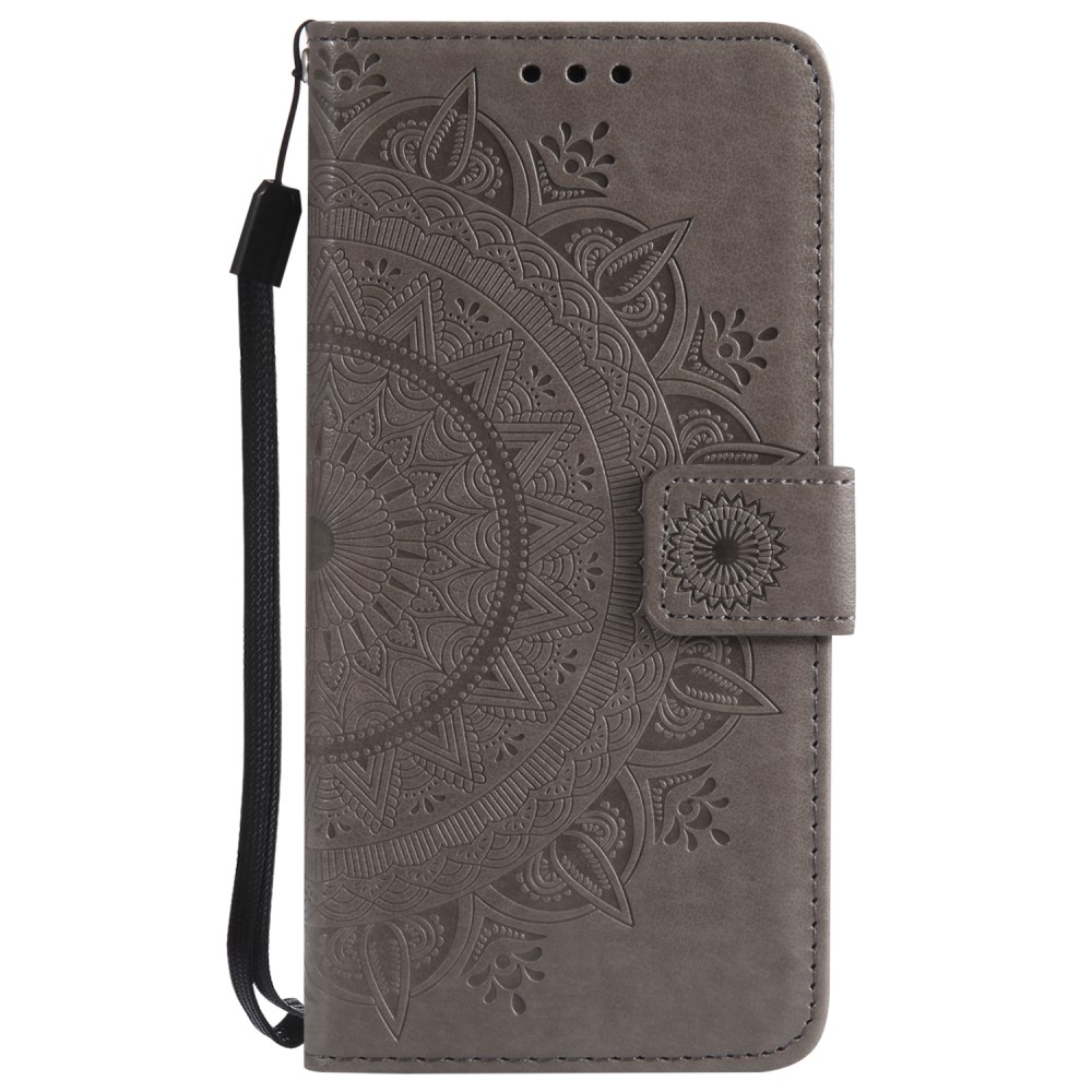  iPhone 7/8/SE (2020/2022) - Mandala Plånboksfodral - Grå