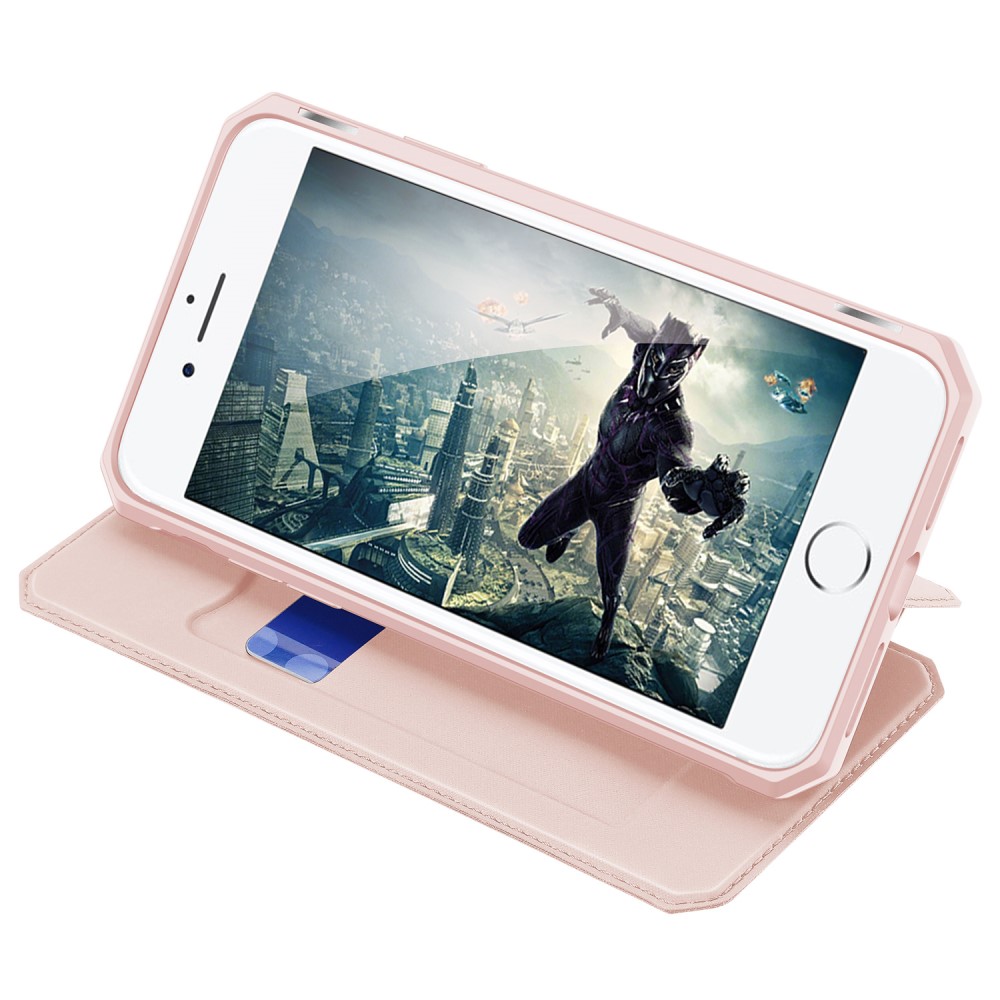 DUX DUCIS iPhone 7/8/SE (2020/2022) - DUX DUCIS Shockproof Plånboksfodral - Roséguld