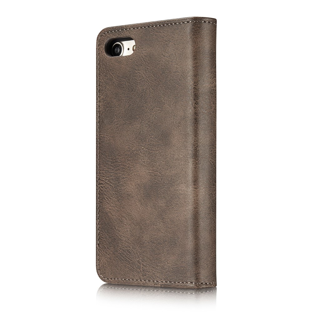 DG.MING iPhone 7/8/SE (2020/2022) - DG.MING Magnetskal/Plånboksfodral - Grå