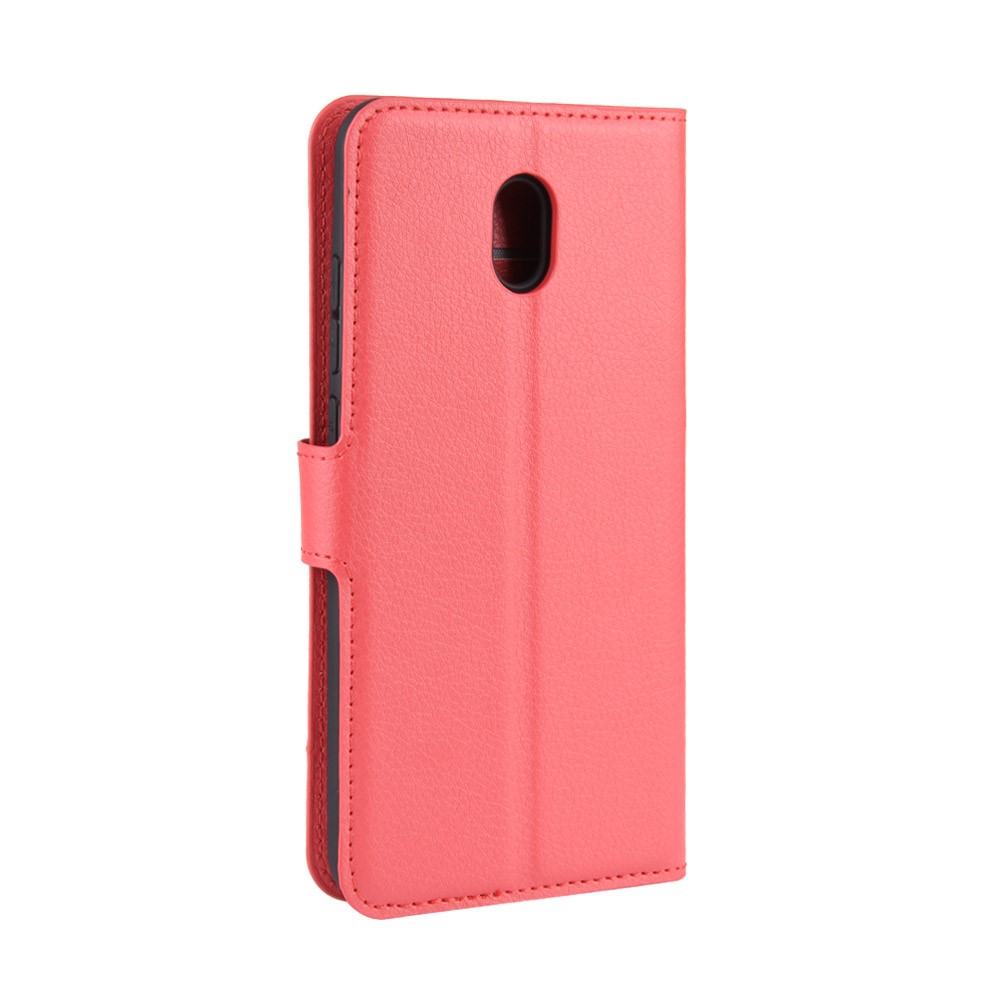  Xiaomi Redmi 8A - Litchi Plånboksfodral - Röd