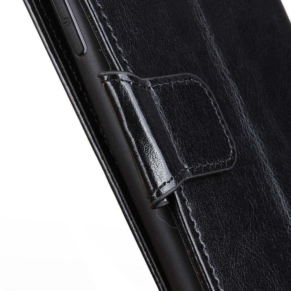 Xiaomi Redmi 8A - Crazy Horse Plånboksfodral - Svart