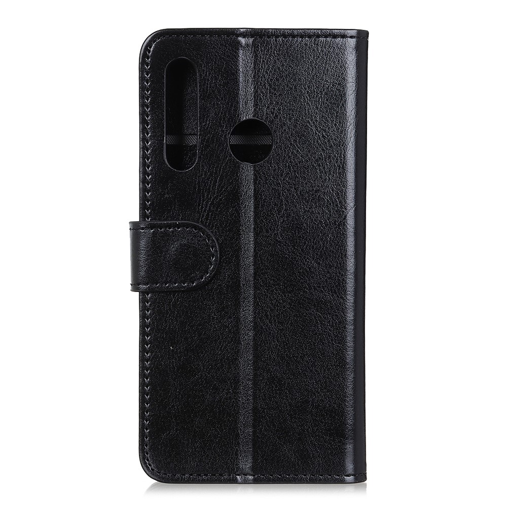  Huawei P40 Lite E - Crazy Horse Plånboksfodral - Svart