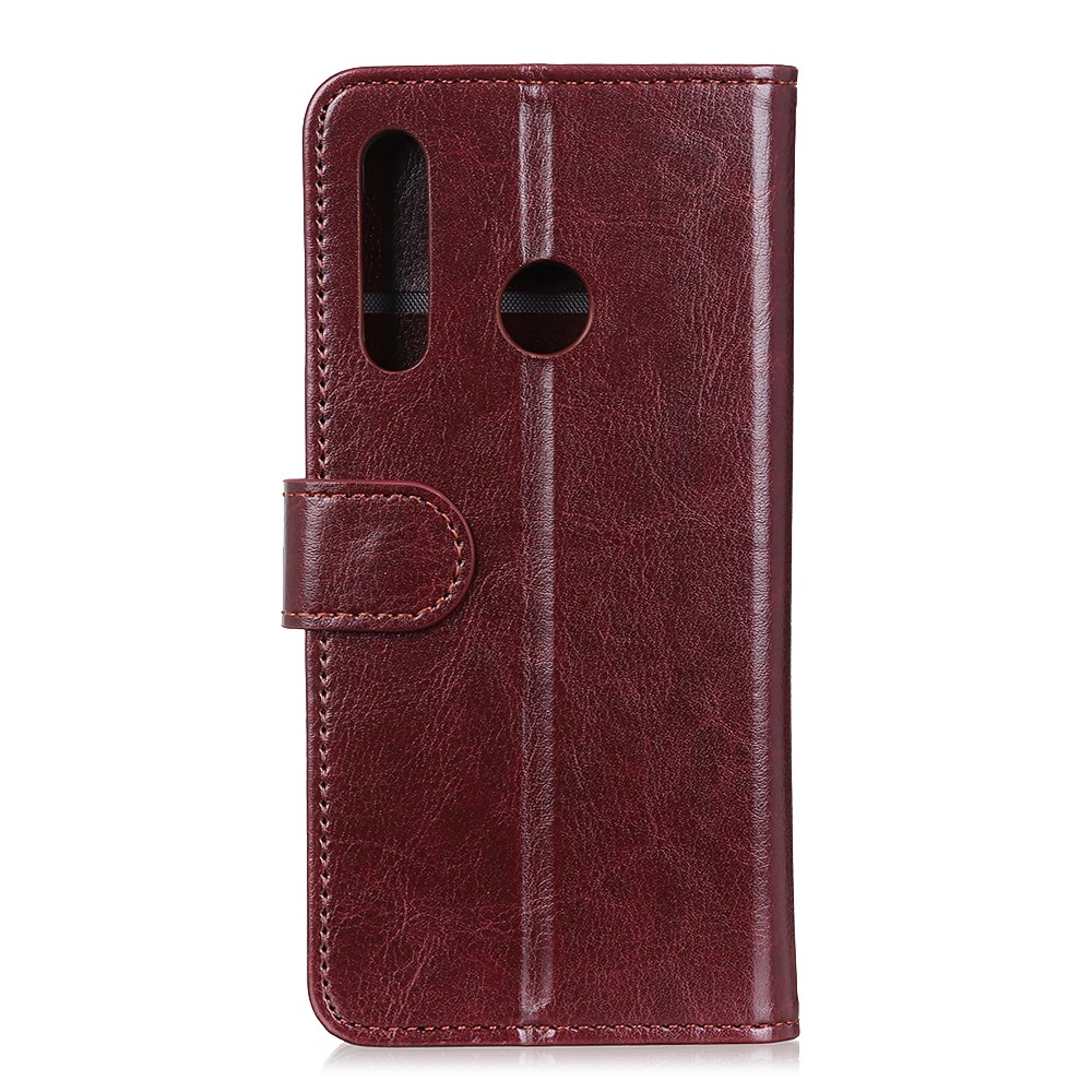  Huawei P40 Lite E - Crazy Horse Plånboksfodral - Brun