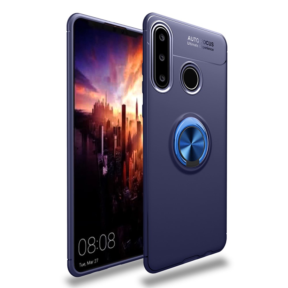  Huawei P40 Lite E - Ring Skal - Blå