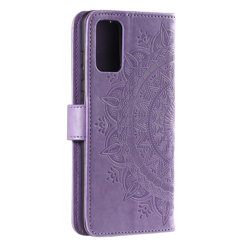  Huawei Y5p - Mandala Plånboksfodral - Lila