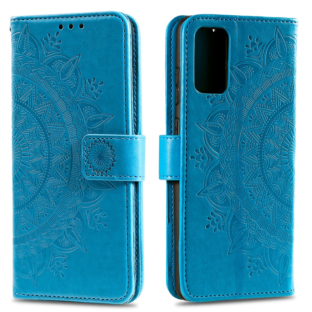  Huawei Y5p - Mandala Plånboksfodral - Blå