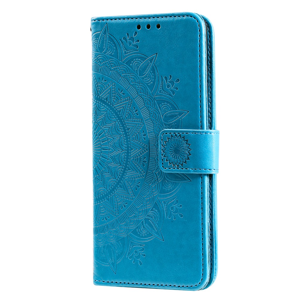 Huawei Y5p - Mandala Plånboksfodral - Blå