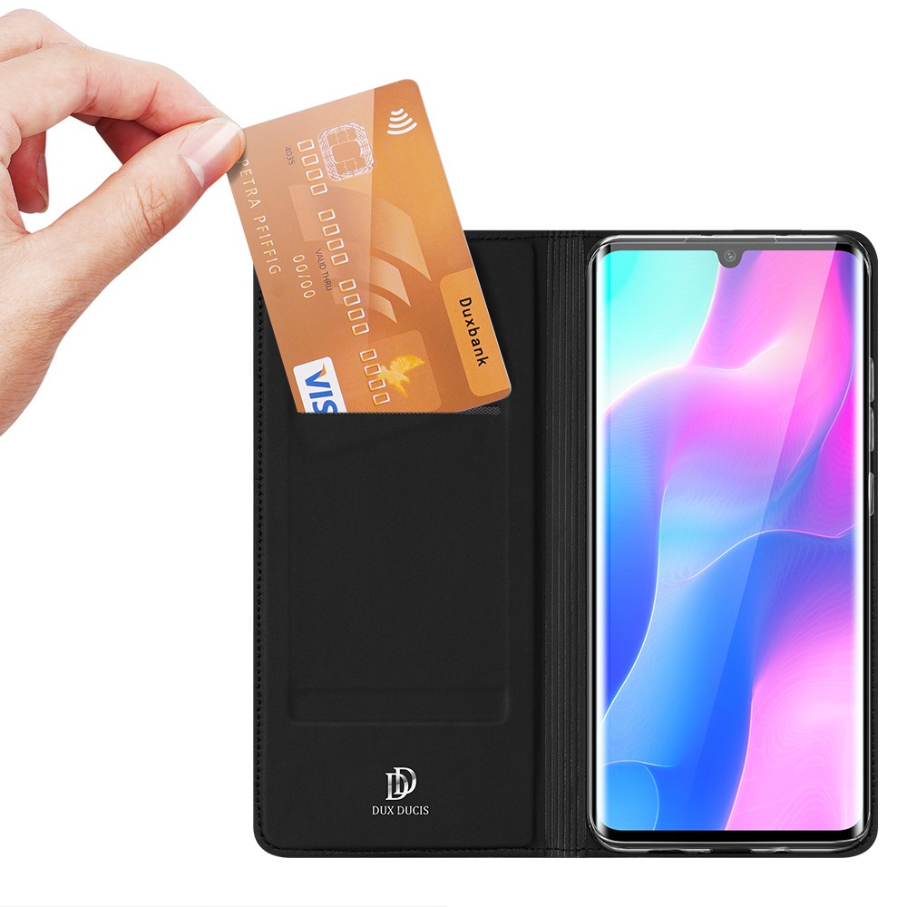 DUX DUCIS Xiaomi Mi Note 10 Lite - DUX DUCIS Skin Pro Plånboksfodral - Svart
