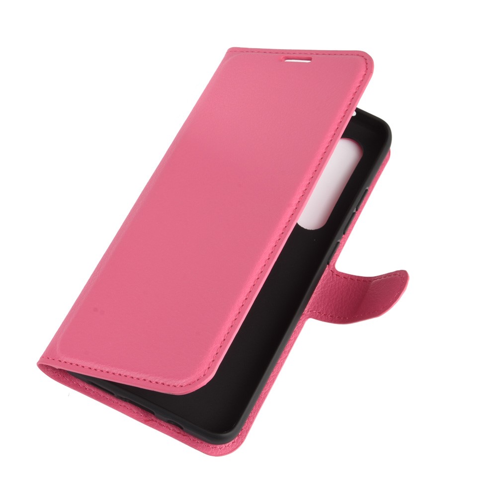  Xiaomi Mi Note 10 Lite - Litchi Plånboksfodral - Rosa