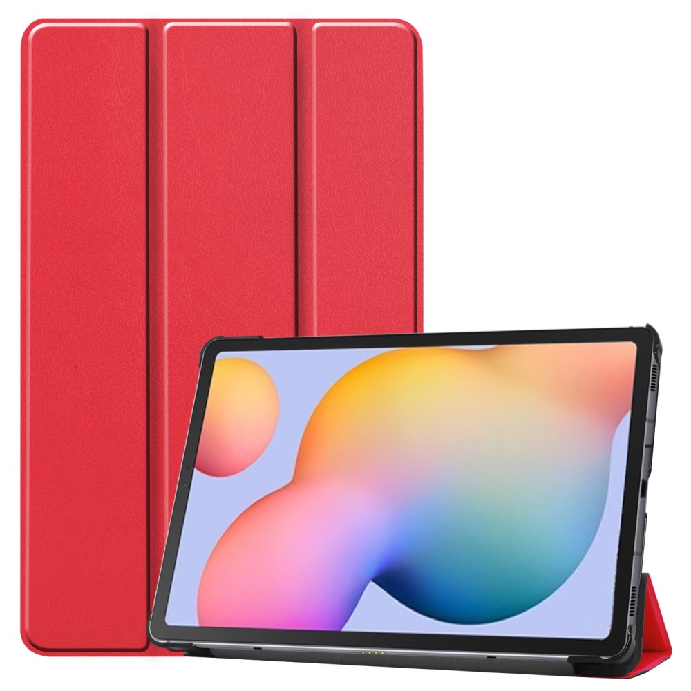  Samsung Galaxy Tab S6 Lite - Tri-Fold Fodral - Röd