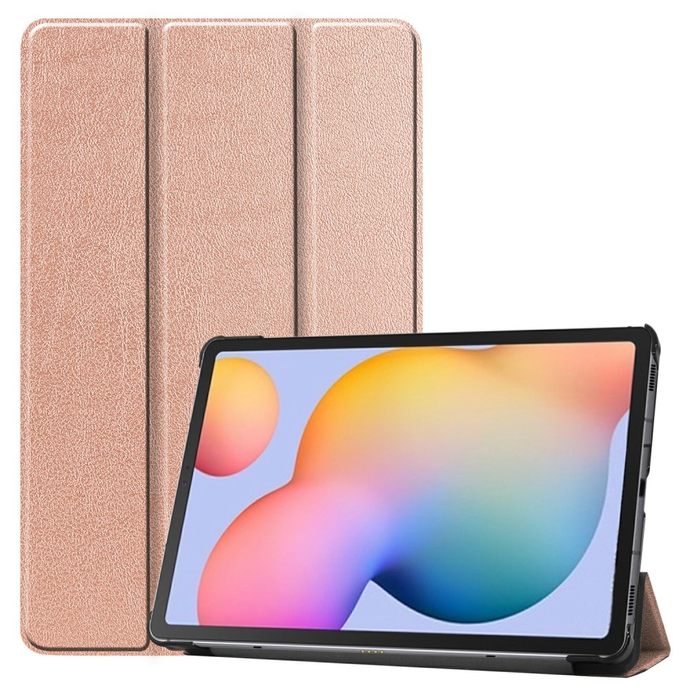  Samsung Galaxy Tab S6 Lite - Tri-Fold Fodral - Roséguld
