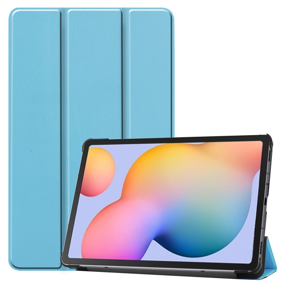  Samsung Galaxy Tab S6 Lite - Tri-Fold Fodral - Ljus Blå