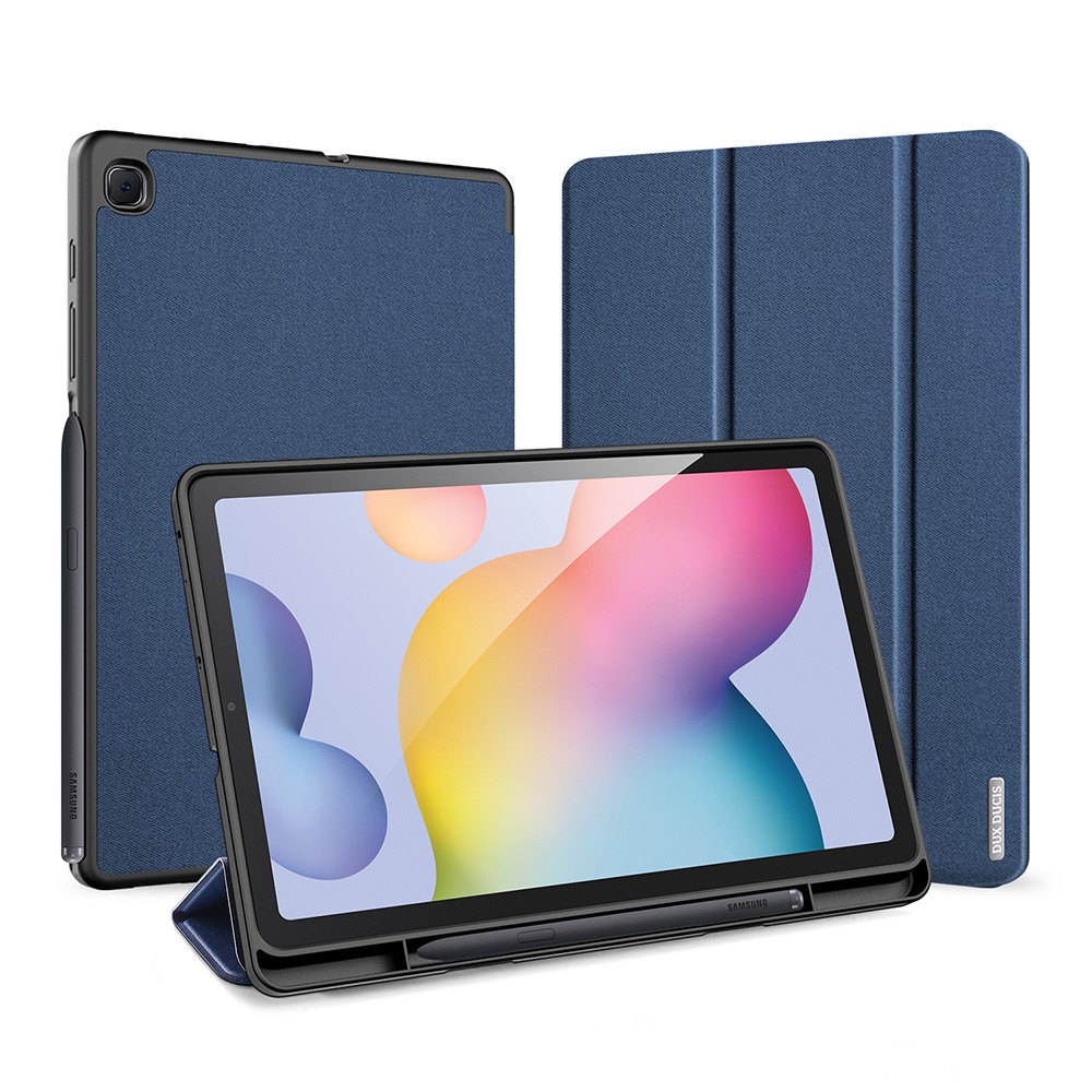DUX DUCIS Samsung Galaxy Tab S6 Lite - DUX DUCIS Domo Tri-Fold Fodral - Blå