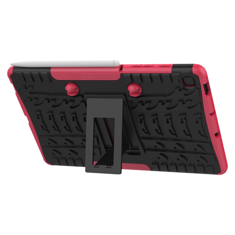  Samsung Galaxy Tab S6 Lite Skal Rugged Kickstand Armor Rosa