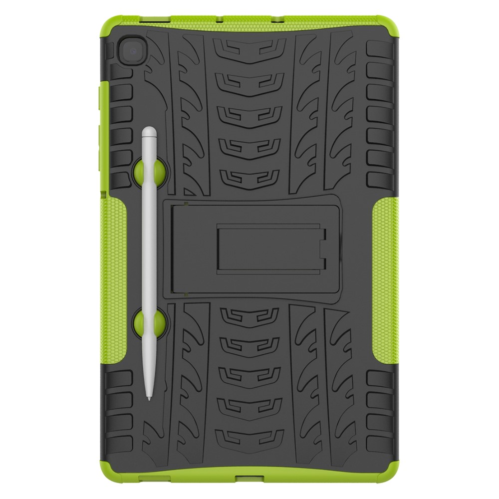  Samsung Galaxy Tab S6 Lite Skal Rugged Kickstand Armor Grön