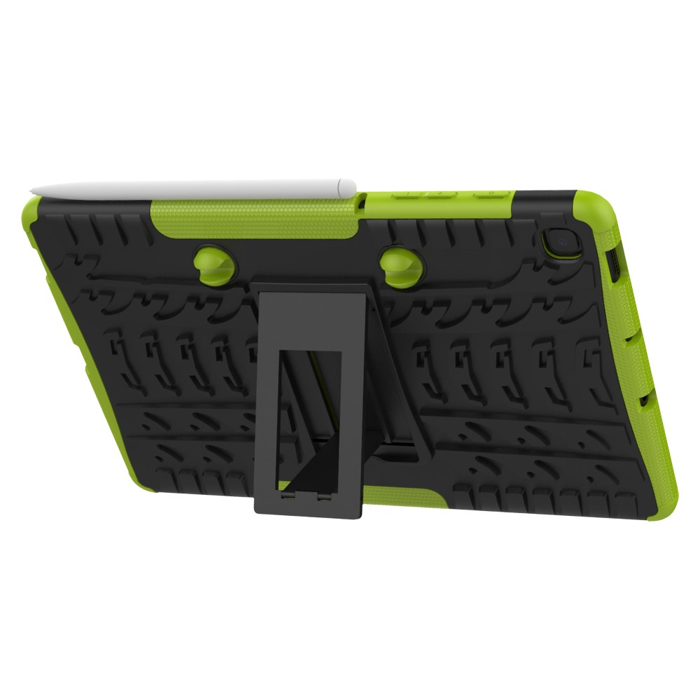  Samsung Galaxy Tab S6 Lite Skal Rugged Kickstand Armor Grön