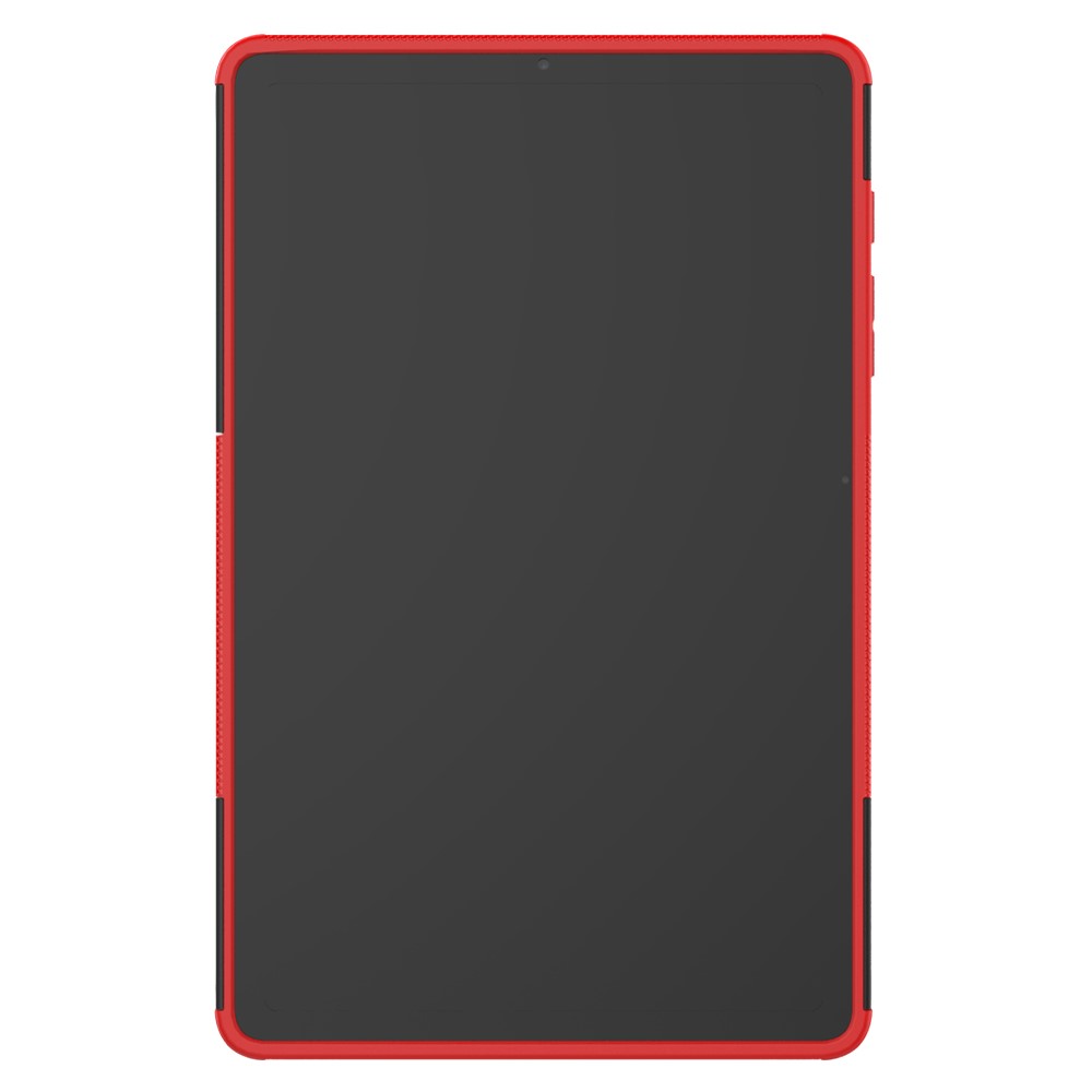  Samsung Galaxy Tab S6 Lite Skal Rugged Kickstand Armor Röd