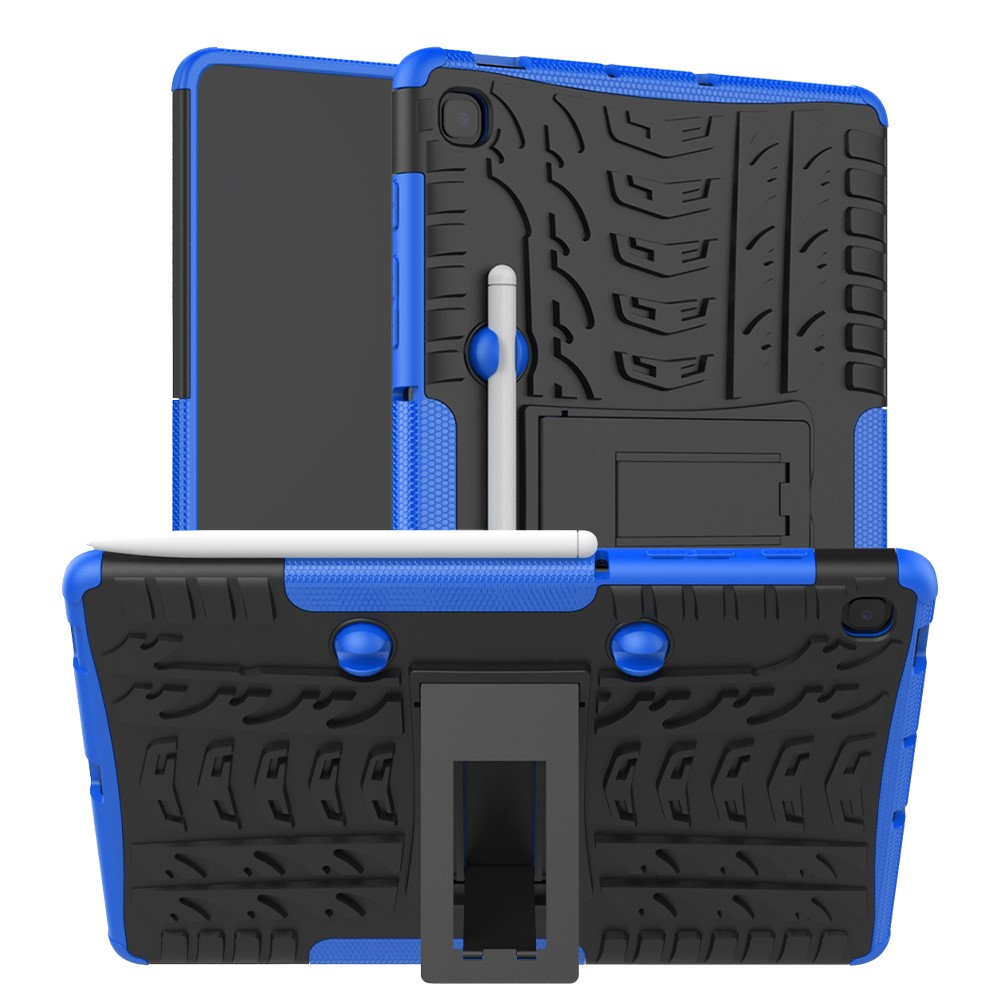  Samsung Galaxy Tab S6 Lite Skal Rugged Kickstand Armor Blå