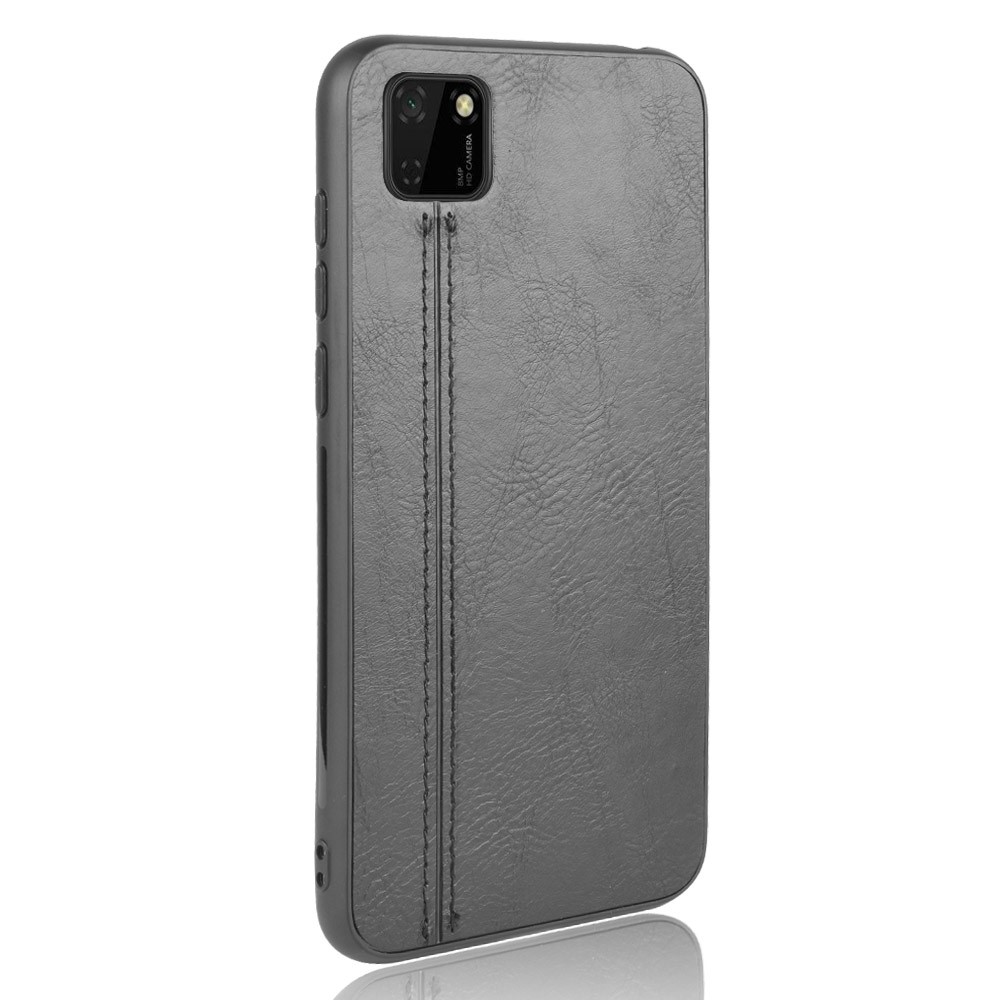  Huawei Y5p - Hybrid Läder Skal - Svart