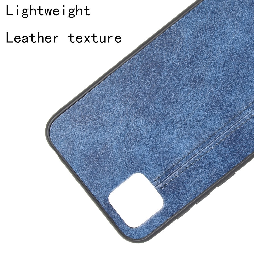  Huawei Y5p - Hybrid Läder Skal - Blå