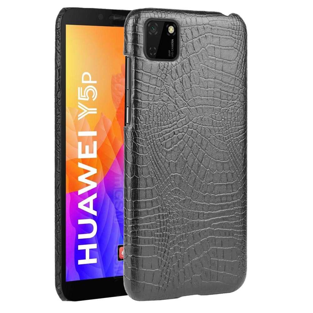 Huawei Y5p - Krokodil Mönster Skal - Svart