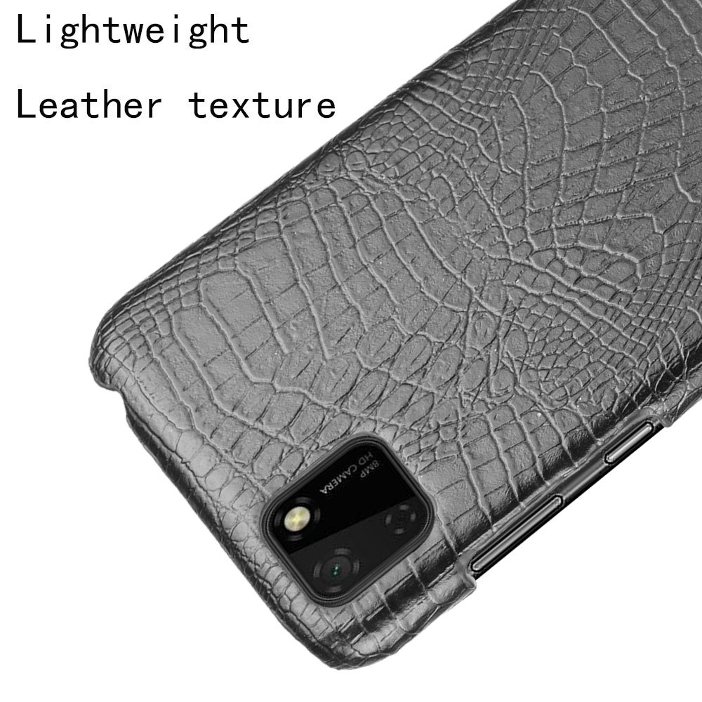  Huawei Y5p - Krokodil Mönster Skal - Svart
