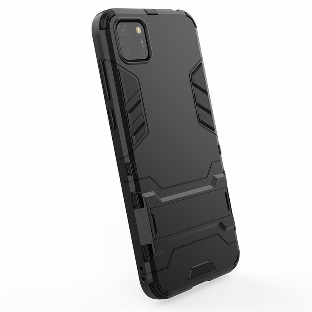  Huawei Y5p - Hybrid Skal med Kickstand - Svart