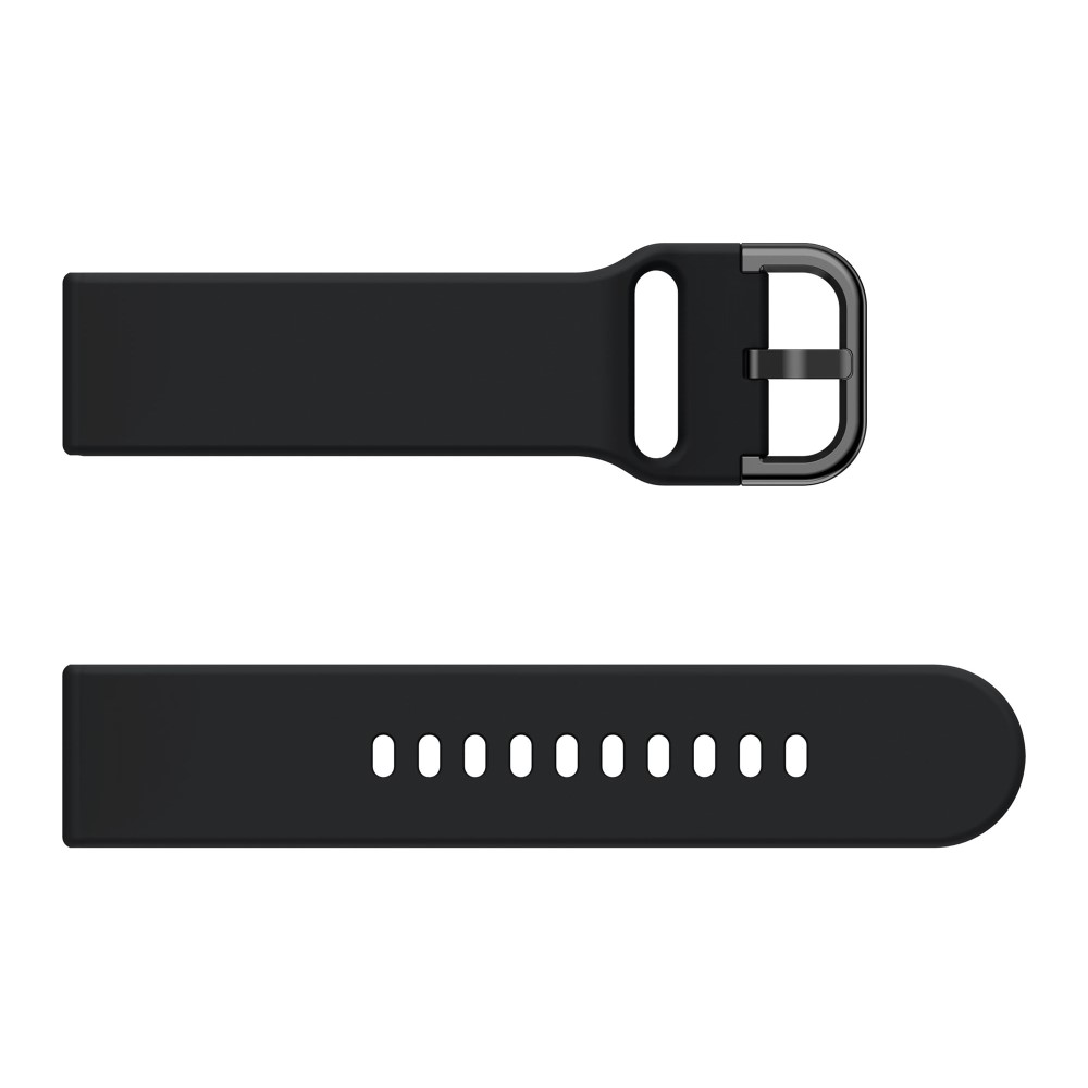  Silikon Armband Fitbit Versa/Versa 2 - Svart