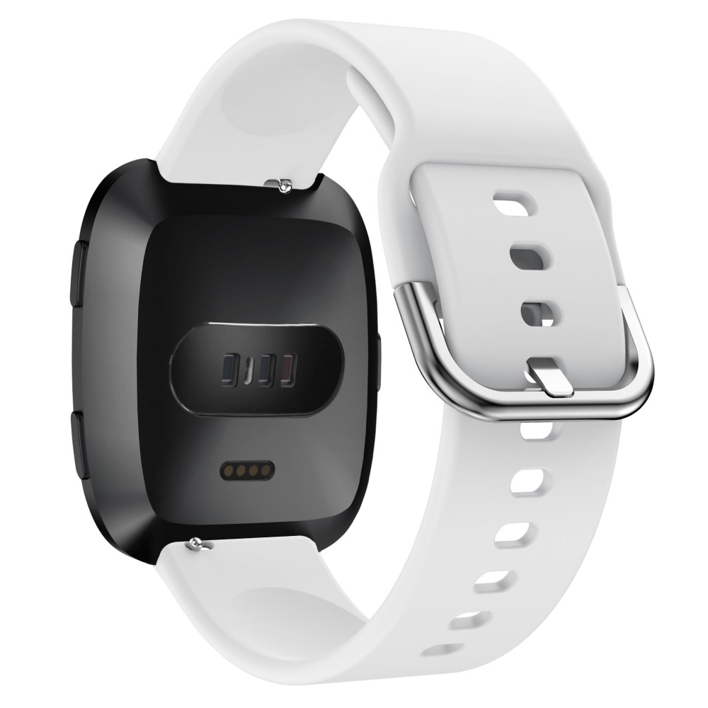  Silikon Armband Fitbit Versa/Versa 2 - Vit