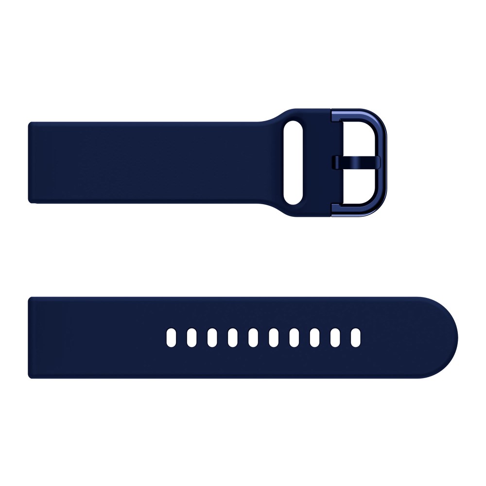  Silikon Armband Fitbit Versa/Versa 2 - Mörk Blå