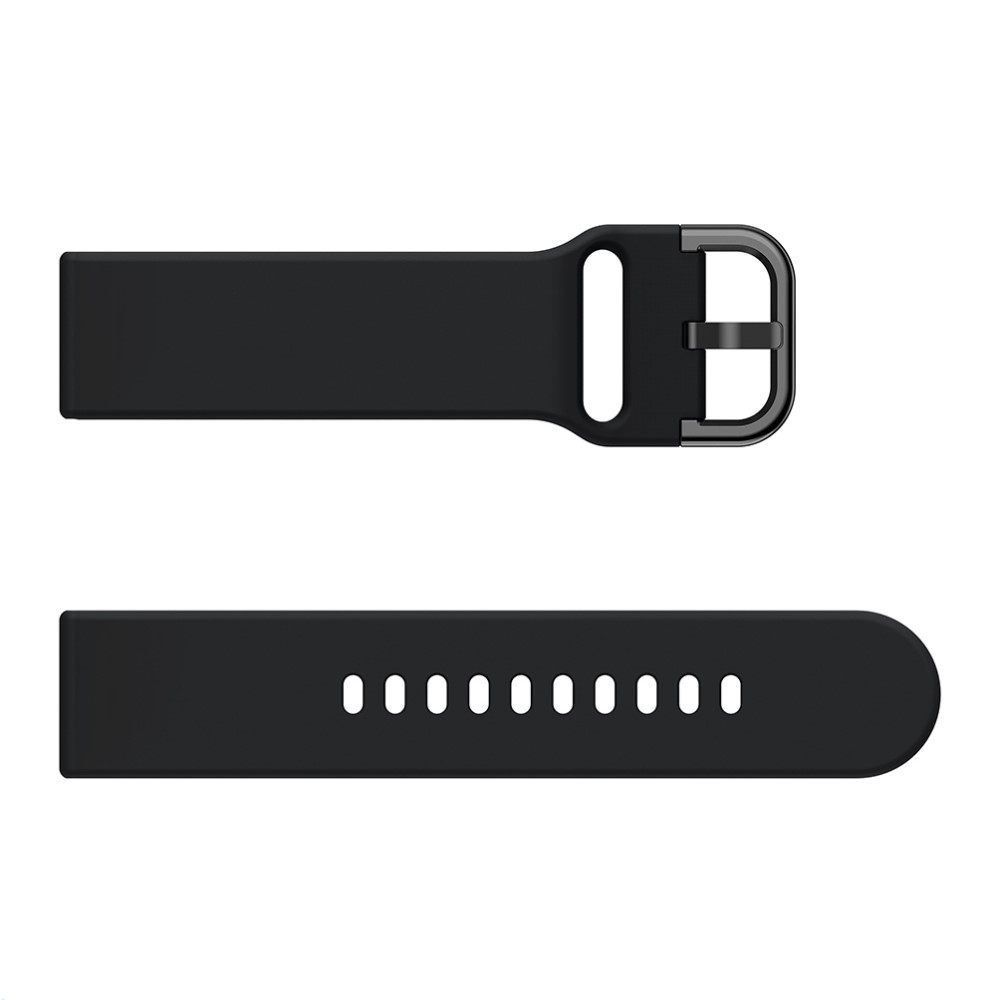  Silikon Armband Smartwatch - Svart (22 mm)