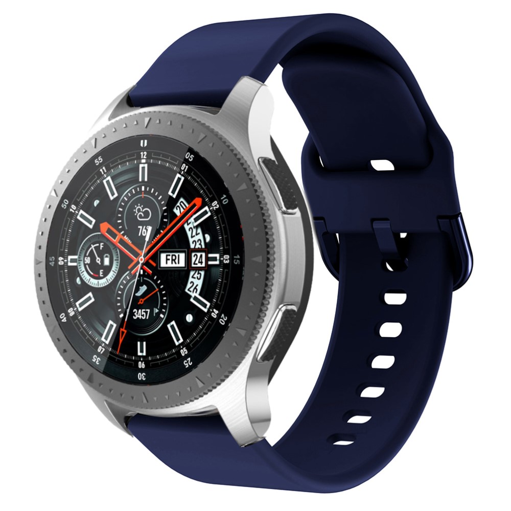  Silikon Armband Smartwatch - Mörk Blå (22 mm)