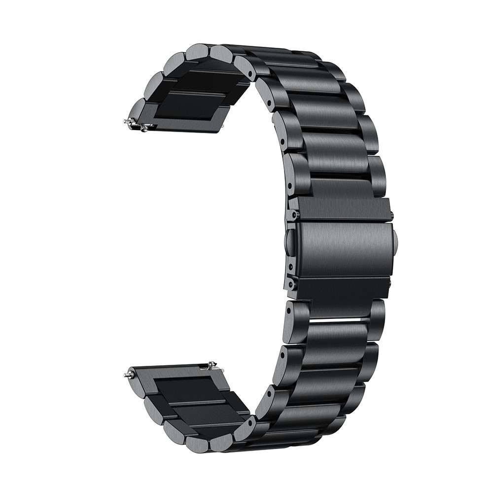  Lyxigt Metallarmband I Rostfritt Stål - Svart (20 mm)