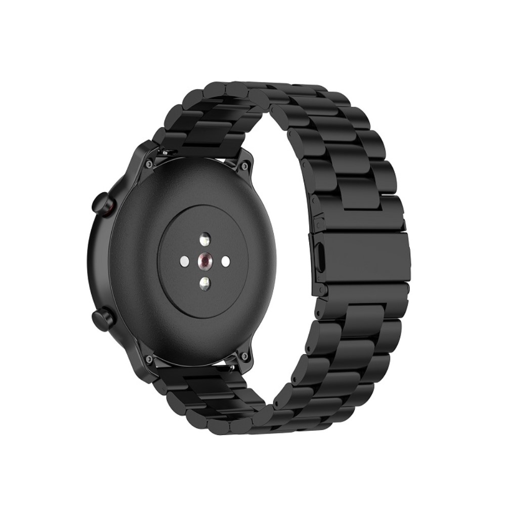  Lyxigt Metallarmband I Rostfritt Stål - Svart (20 mm)
