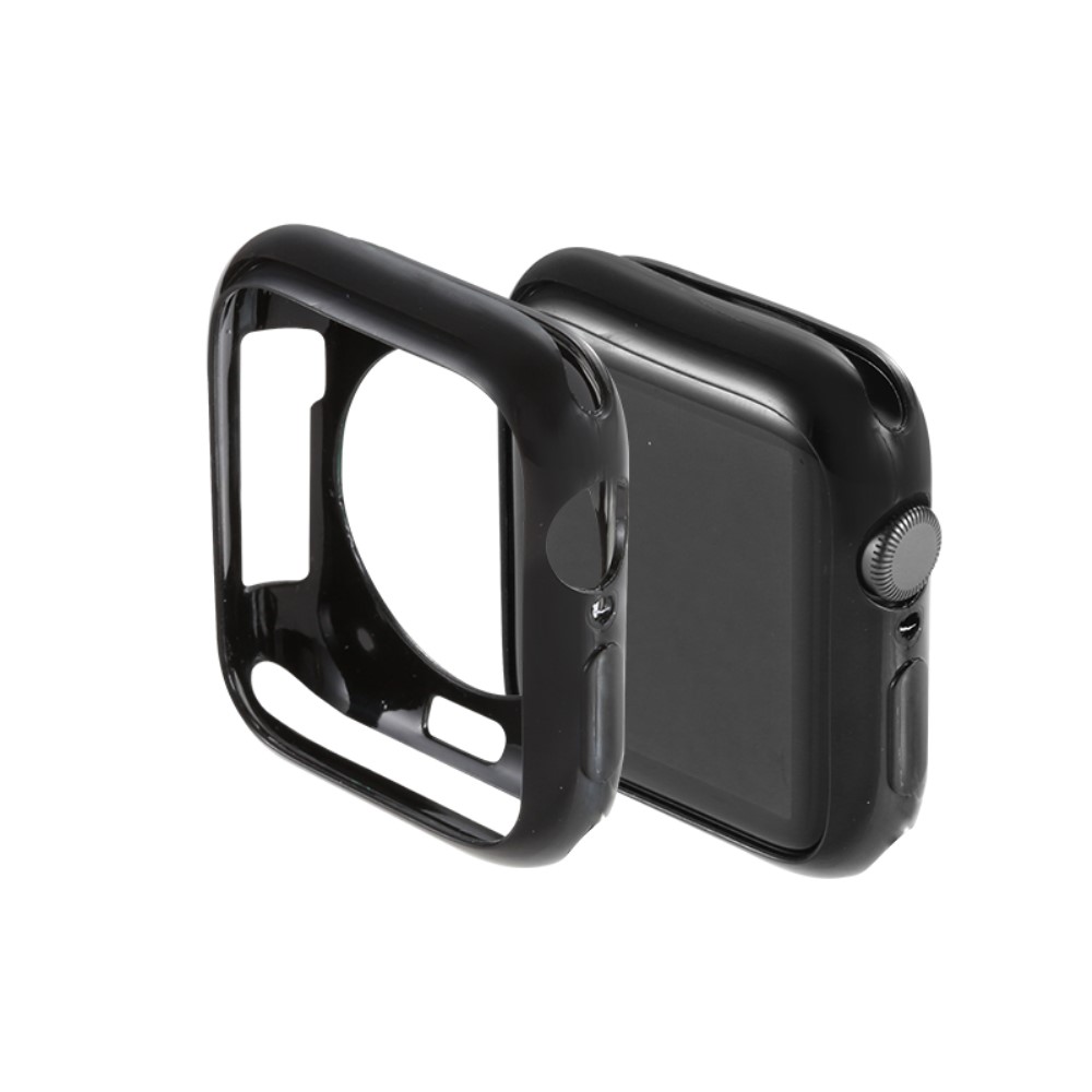  Silikonskal Apple Watch 41/40/38 mm - Svart