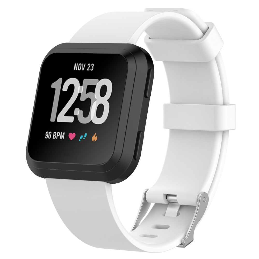  Silikon Armband Fitbit Versa/Versa 2 - Vit