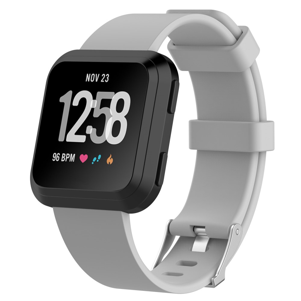  Silikon Armband Fitbit Versa/Versa 2 - Grå
