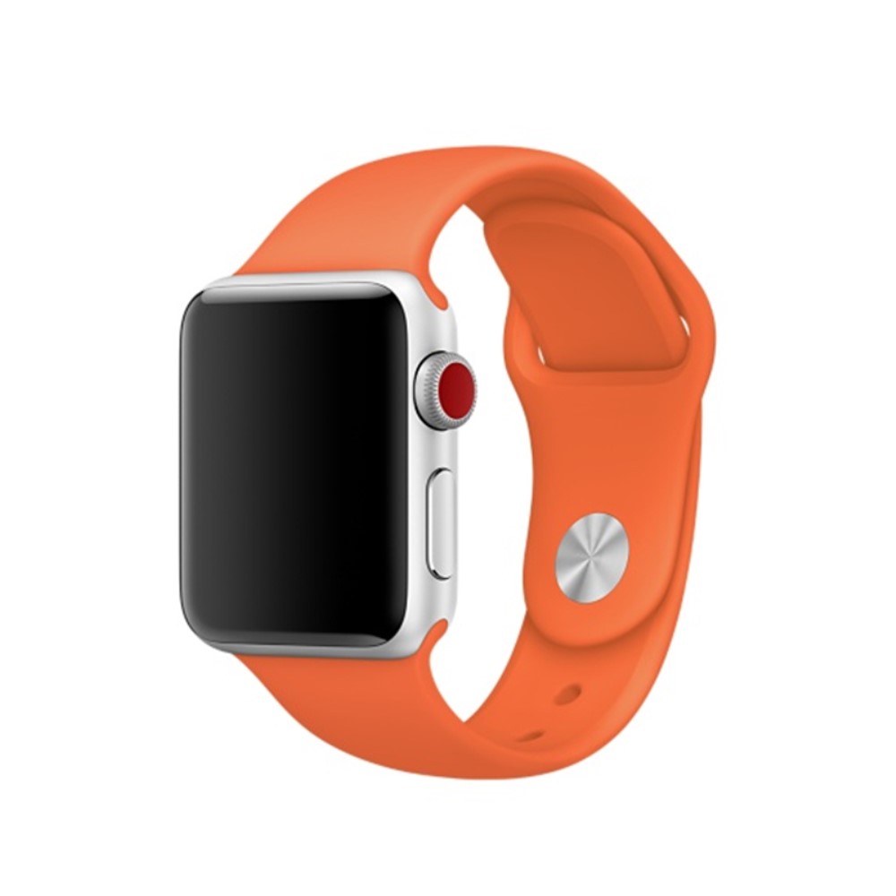  Silikon Armband Apple Watch 42/44/45/46/49 mm Orange (M/L)