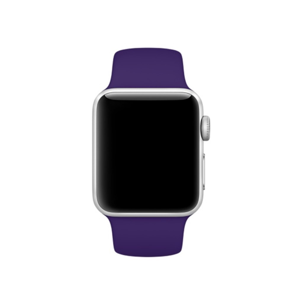  Silikon Armband Apple Watch 42/44/45/46/49 mm Lila (M/L)