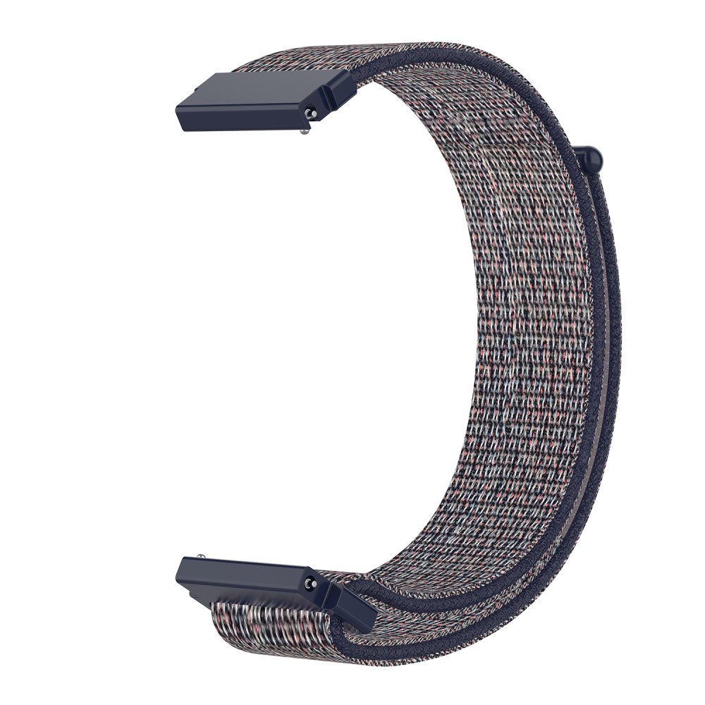  Nylon Armband Med Kardborreband Fäste - Blå (22mm)