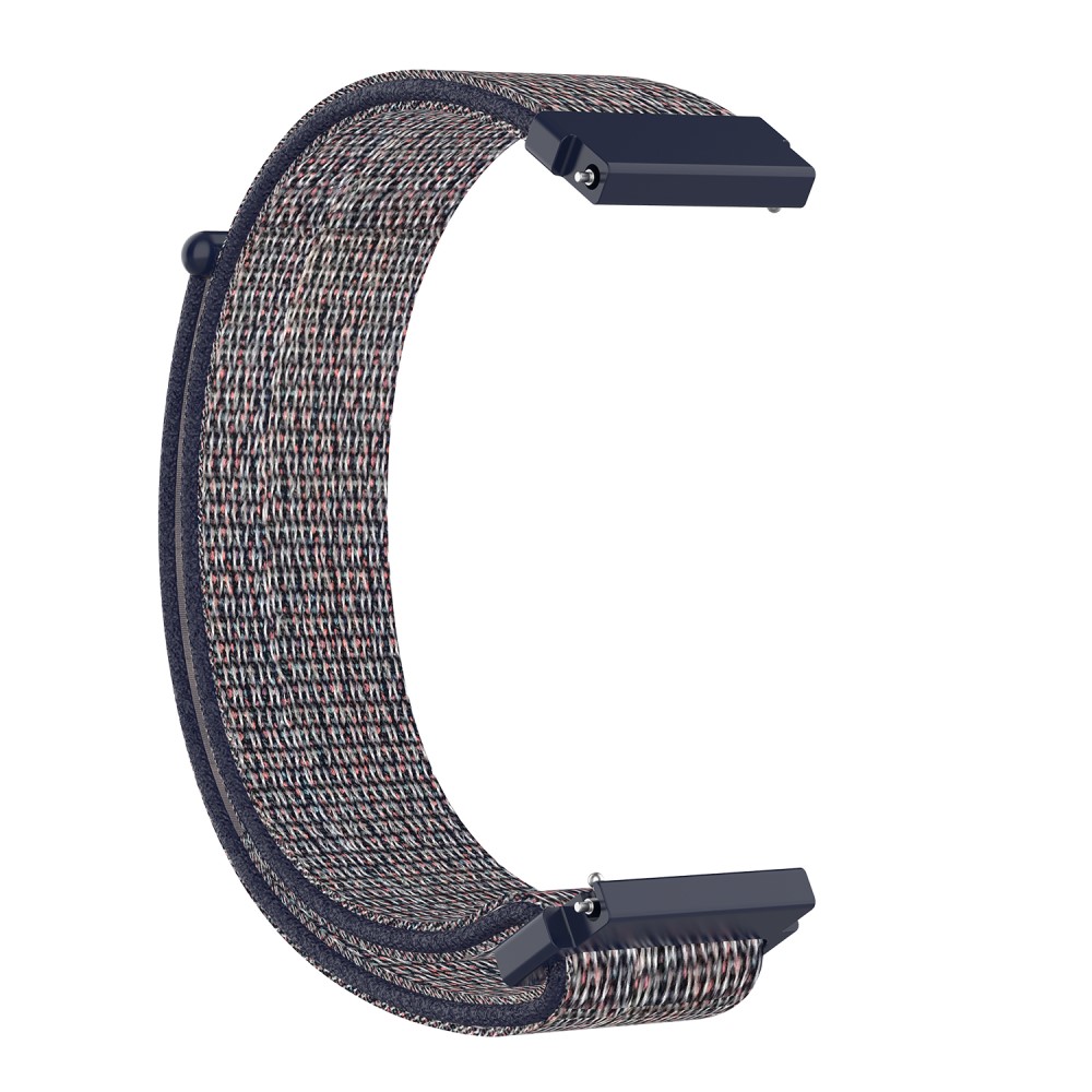  Nylon Armband Med Kardborreband Fäste - Blå (22mm)