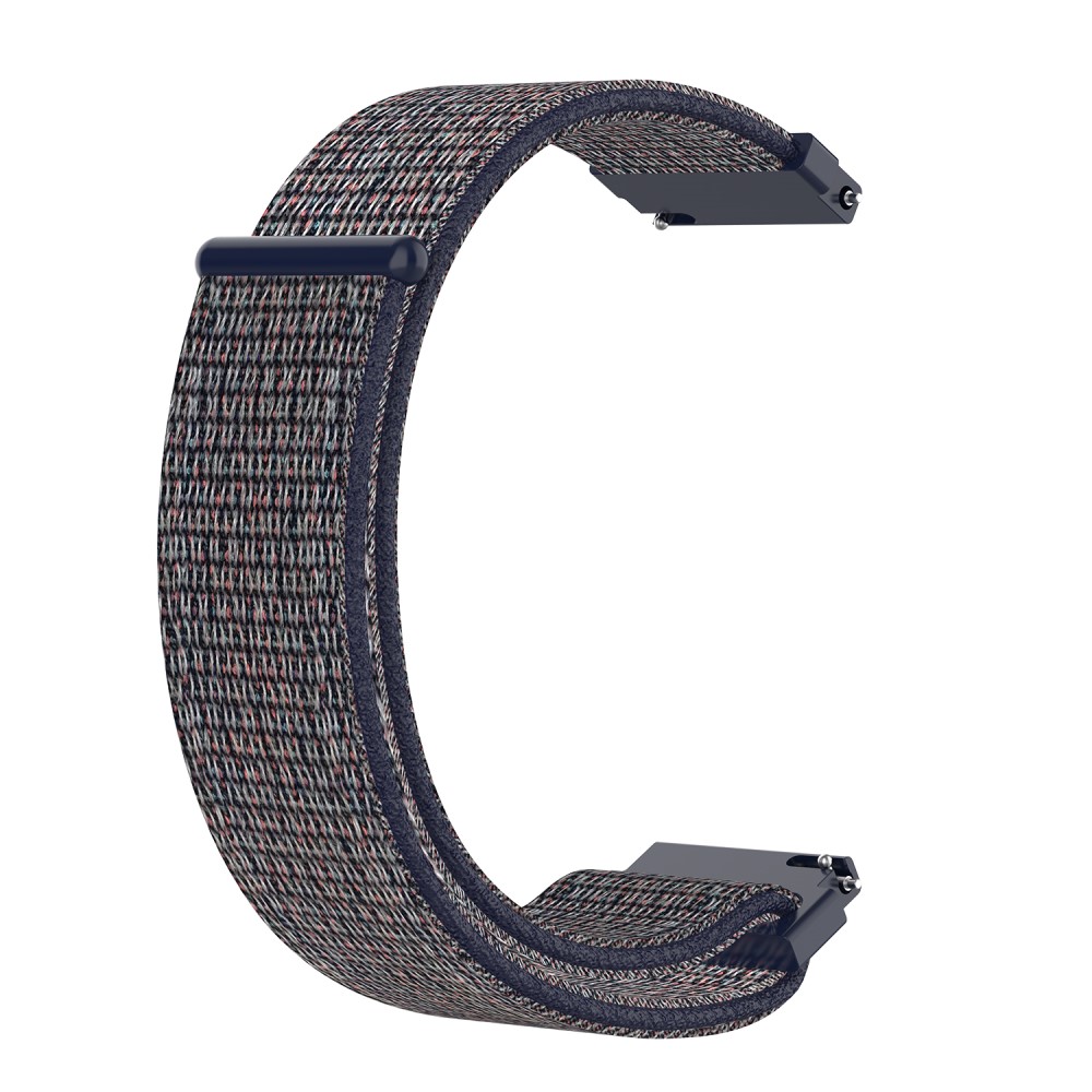  Nylon Armband Med Kardborreband Fäste - Blå (22mm)