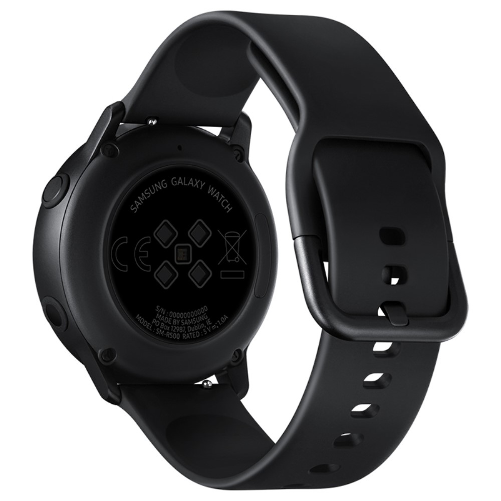  Klassiskt Silikon Armband Smartwatch - Svart (20mm)